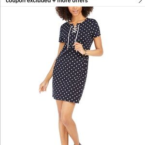 NWT Tommy Hilfiger lace up T-Shirt dress